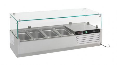 Saladette à poser positive 4 bacs GN 1/3 - Combisteel - 7450.0015