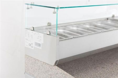 Saladette à poser positive 6 bacs GN 1/3 - Combisteel - 7450.0017