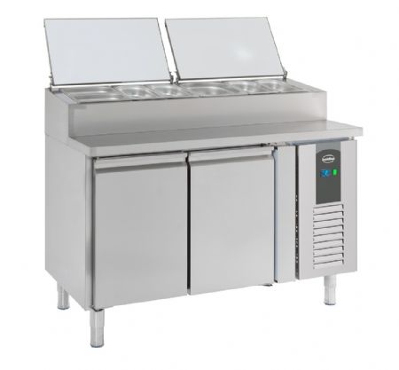 Saladette réfrigérée 2 portes pleines 396 L positive - Combisteel - 7450.0102
