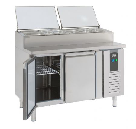 Saladette réfrigérée 2 portes pleines 396 L positive - Combisteel - 7450.0102