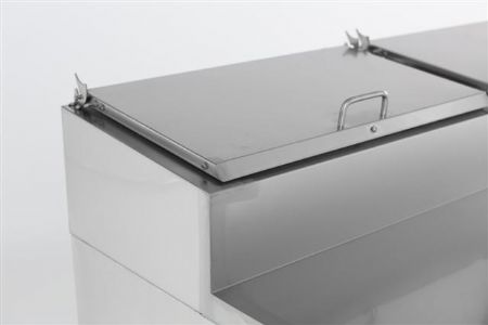 Saladette réfrigérée 2 portes pleines 396 L positive - Combisteel - 7450.0102