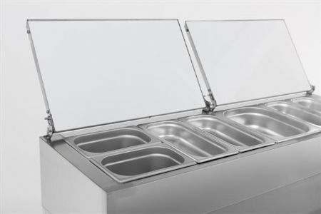Saladette réfrigérée 2 portes pleines 396 L positive - Combisteel - 7450.0102