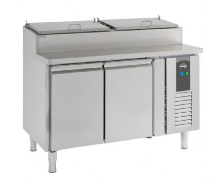 Saladette réfrigérée 2 portes pleines 396 L positive - Combisteel - 7450.0102 Saladette réfrigérée 2 portes pleines 396 L positive - Combisteel - 7450.0102