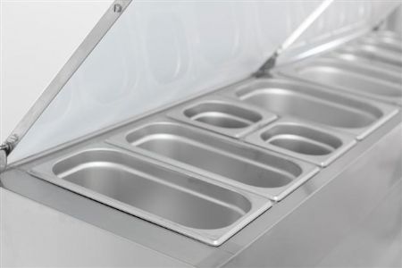 Saladette réfrigérée 3 portes pleines 576 L positive - Combisteel - 7450.0104