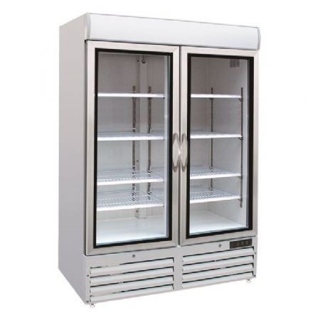 Conglateur 2 portes vitres 1370x720x1990 - 920l
