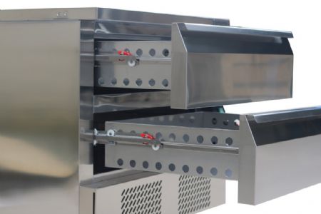 Soubassement réfrigéré 2 tiroirs 179 litres positif - Combisteel - 7450.0240