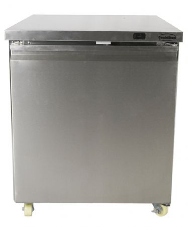 Table desserte réfrigérée 1 porte pleine 185 litres positive - Combisteel - 7450.0260