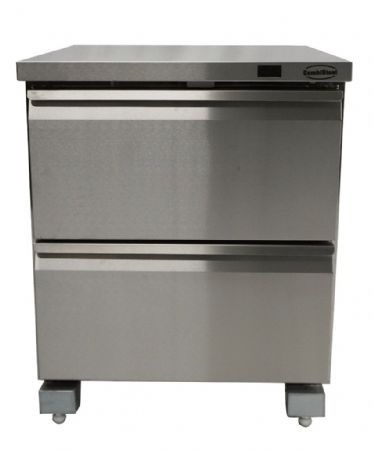 Table desserte réfrigérée 2 tiroirs 185 litres positive - Combisteel - 7450.0265