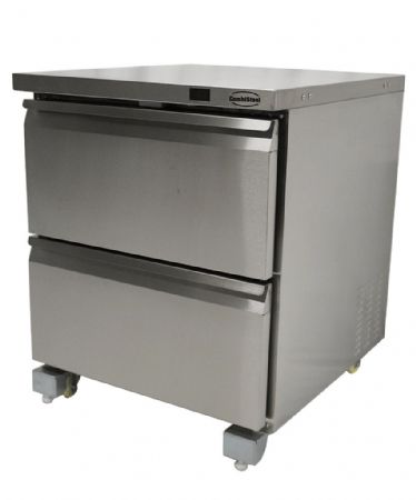 Table desserte réfrigérée 2 tiroirs 185 litres positive - Combisteel - 7450.0265