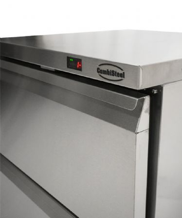 Table desserte réfrigérée 2 tiroirs 185 litres positive - Combisteel - 7450.0265