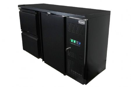 Arrière-bar 1 porte pleine 350 L positive - Combisteel - 7450.0316