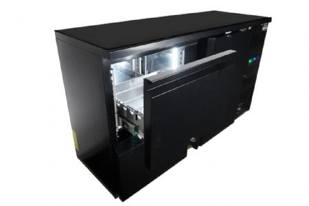 Arrière-bar 1 porte pleine 350 L positive - Combisteel - 7450.0316