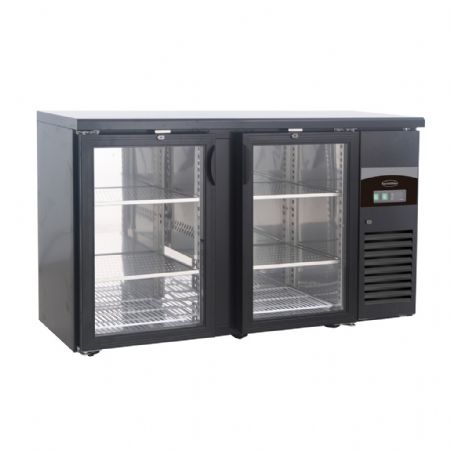 Arrière-bar 2 portes vitrées 350 L positive - Combisteel - 7450.0335 Arrière-bar 2 portes vitrées 350 L positive - Combisteel - 7450.0335