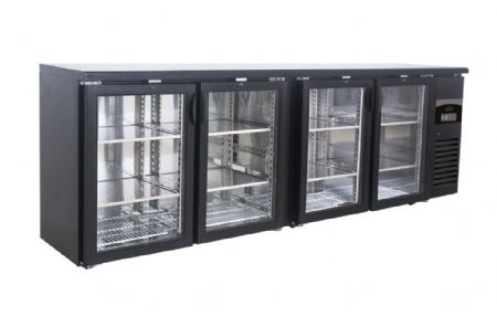 Arrière-bar 4 portes vitrées 698 L positive - Combisteel - 7450.0345 Arrière-bar 4 portes vitrées 698 L positive - Combisteel - 7450.0345