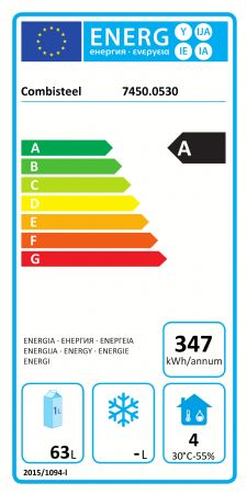 Armoire rfrigre positive pro avec 1 porte acier inox capacit 101 L