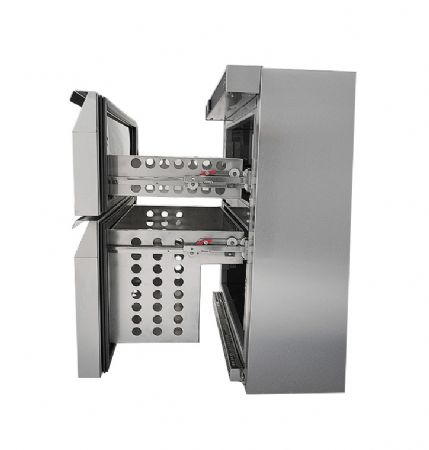 Rfrigrateur en acier inox 2 tiroirs - capacit 101 L