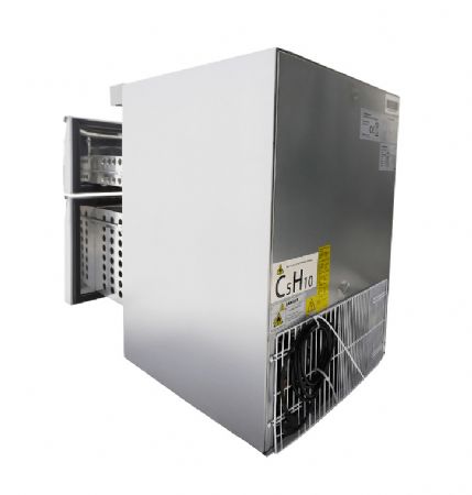 Rfrigrateur en acier inox 2 tiroirs - capacit 101 L