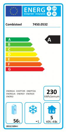 Rfrigrateur en acier inox 2 tiroirs - capacit 101 L