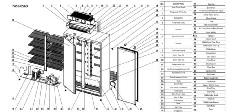 Armoire réfrigérateur positive professionnelle 2 portes pleines 744 L - Combisteel - 7450.0563