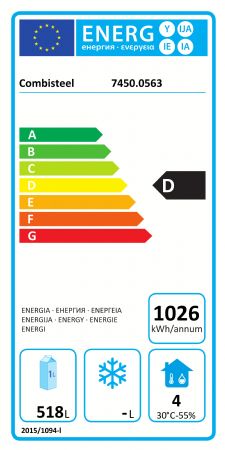 Armoire rfrigre pro avec 2 portes capacit 744 L