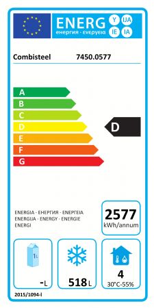 Armoire conglateur blanc 2 portes capacit 744 L