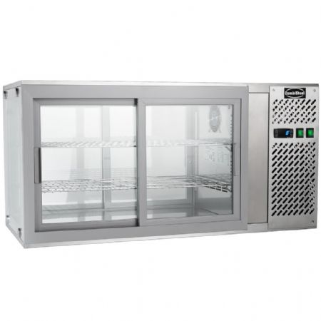 Vitrine réfrigérée de boulangerie pâtisserie 150 L en acier inoxydable positive 1110 mm - Combisteel - 7450.0600