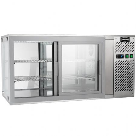 Vitrine réfrigérée de boulangerie pâtisserie 150 L en acier inoxydable positive 1110 mm - Combisteel - 7450.0600