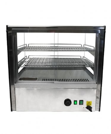 Vitrine chaude 137 L positive Monophasé 0,8 kW - Combisteel - 7450.0680
