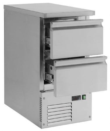 Table desserte réfrigérée 2 tiroirs 109 L positive - Combisteel - 7450.0735