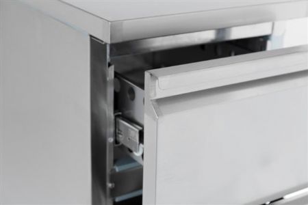 Table desserte réfrigérée 2 tiroirs 109 L positive - Combisteel - 7450.0735