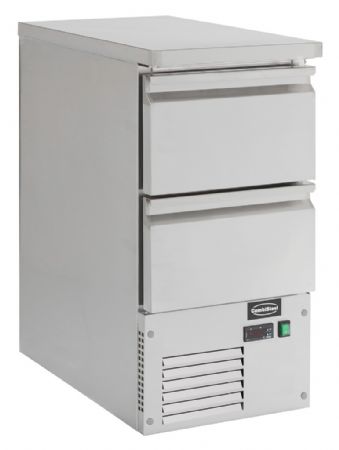 Table desserte réfrigérée 2 tiroirs 109 L positive - Combisteel - 7450.0735 Table desserte réfrigérée 2 tiroirs 109 L positive - Combisteel - 7450.0735