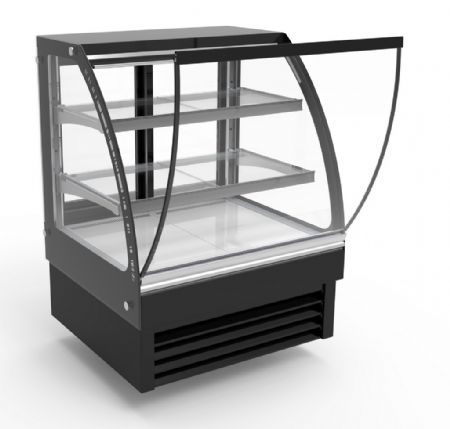 Vitrine réfrigérée de Boulangerie Pâtisserie 175 L Noire positive 900 mm - Combisteel - 7450.0800