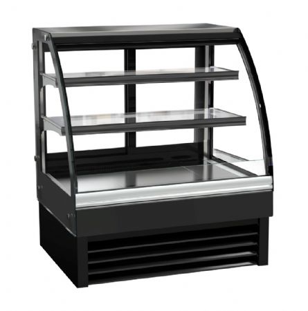 Vitrine réfrigérée de Boulangerie Pâtisserie 175 L Noire positive 900 mm - Combisteel - 7450.0800