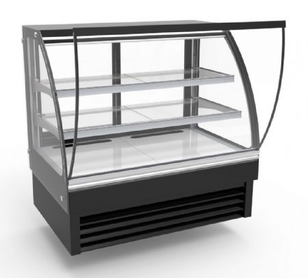 Vitrine réfrigérée de Boulangerie Pâtisserie 236 L Noire positive 1200 mm - Combisteel - 7450.0805