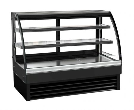 Vitrine réfrigérée de boulangerie pâtisserie 298 L noire positive 1500 mm - Combisteel - 7450.0810