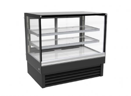 Vitrine réfrigérée panoramique positive noire 1200x680x1200 mm - Combisteel - 7450.0825
