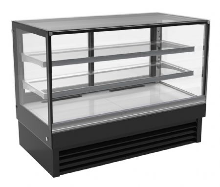 Vitrine réfrigérée panoramique positive noire 1500x680x1200 mm - Combisteel - 7450.0830