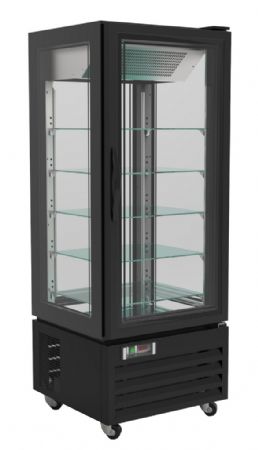 Vitrine réfrigérée de Boulangerie Pâtisserie 400 L Noire positive 650 mm - Combisteel - 7450.0845