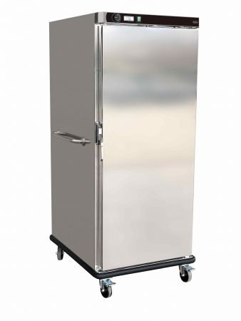 Chariot banquet chauffant inox 17x 2/1GN