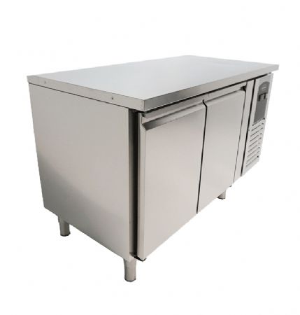 Table desserte réfrigérée 2 portes pleines 190 L positive - Combisteel - 7450.5000