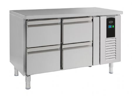 Table desserte réfrigérée 4 tiroirs 105 L positive - Combisteel - 7450.5040