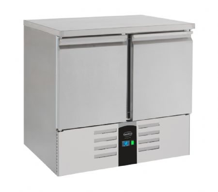 Table desserte réfrigérée 2 portes pleines 257 L positive - Combisteel - 7450.5100 Table desserte réfrigérée 2 portes pleines 257 L positive - Combisteel - 7450.5100