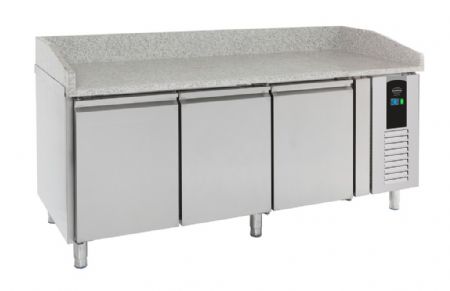 Meuble à pizza 3 portes pleines positif 410 L - Combisteel - 7450.5205 Meuble à pizza 3 portes pleines positif 410 L - Combisteel - 7450.5205