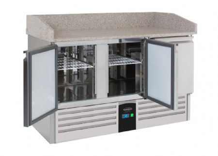 Meuble à pizza 3 portes pleines positif - Combisteel - 7450.5220
