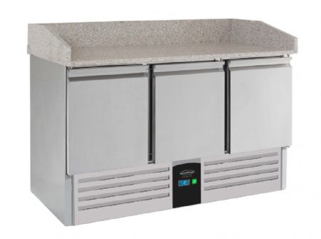 Meuble à pizza 3 portes pleines positif - Combisteel - 7450.5220