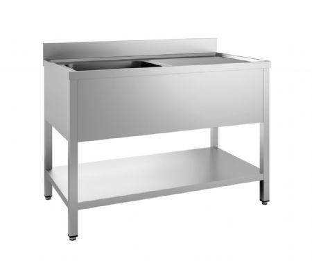Plonge Inox 2 bacs 1600x700x850 mm - Combisteel - 7452.0445