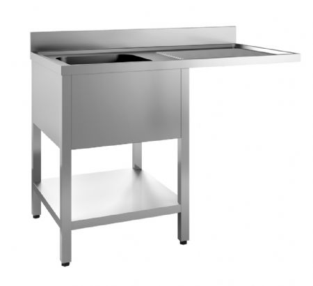 Plonge Inox 1 bac 1400x700x850 mm - Combisteel - 7452.0475