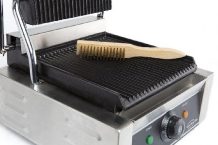 Grill panini plaque nervurée - Combisteel - 7455.0450