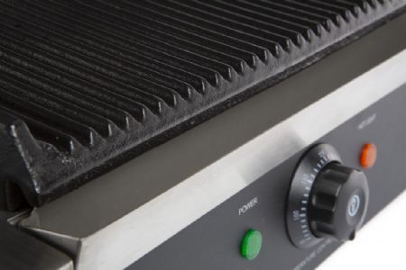 Grill panini à plaque nervurée - Combisteel - 7455.0455