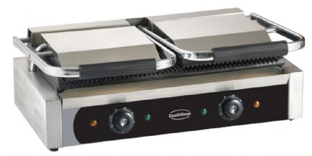 Grill panini double plaque nervurée - Combisteel - 7455.0460 Grill panini double plaque nervurée - Combisteel - 7455.0460